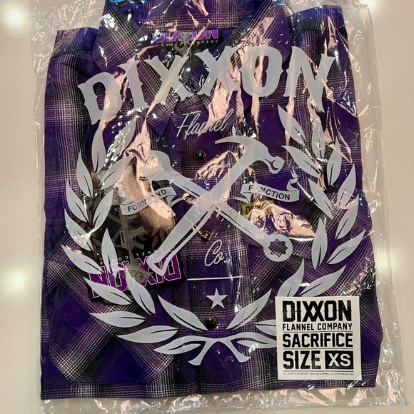 Dixxon Flannel Company Sacrifice Shirt, Men's EXTRA SMALL, BNIB - Picture 6 of 8